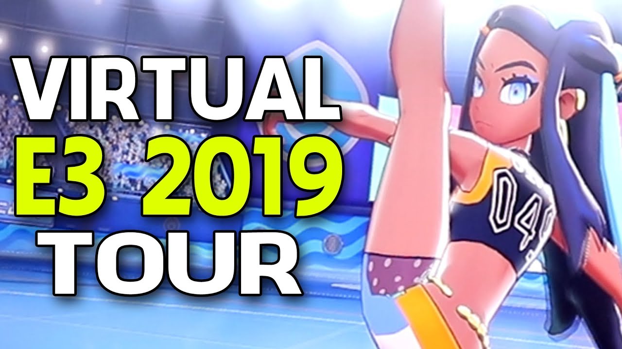 VIRTUAL TOUR of the Pokemon Sword & Shield Area at Nintendo E3 2019!