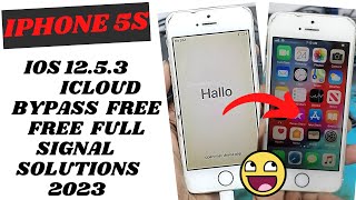 iPhone 5s ios 12.5.3 iCloud bypass free free full signal Solutions 2023#iphoneicloudbypass screenshot 4