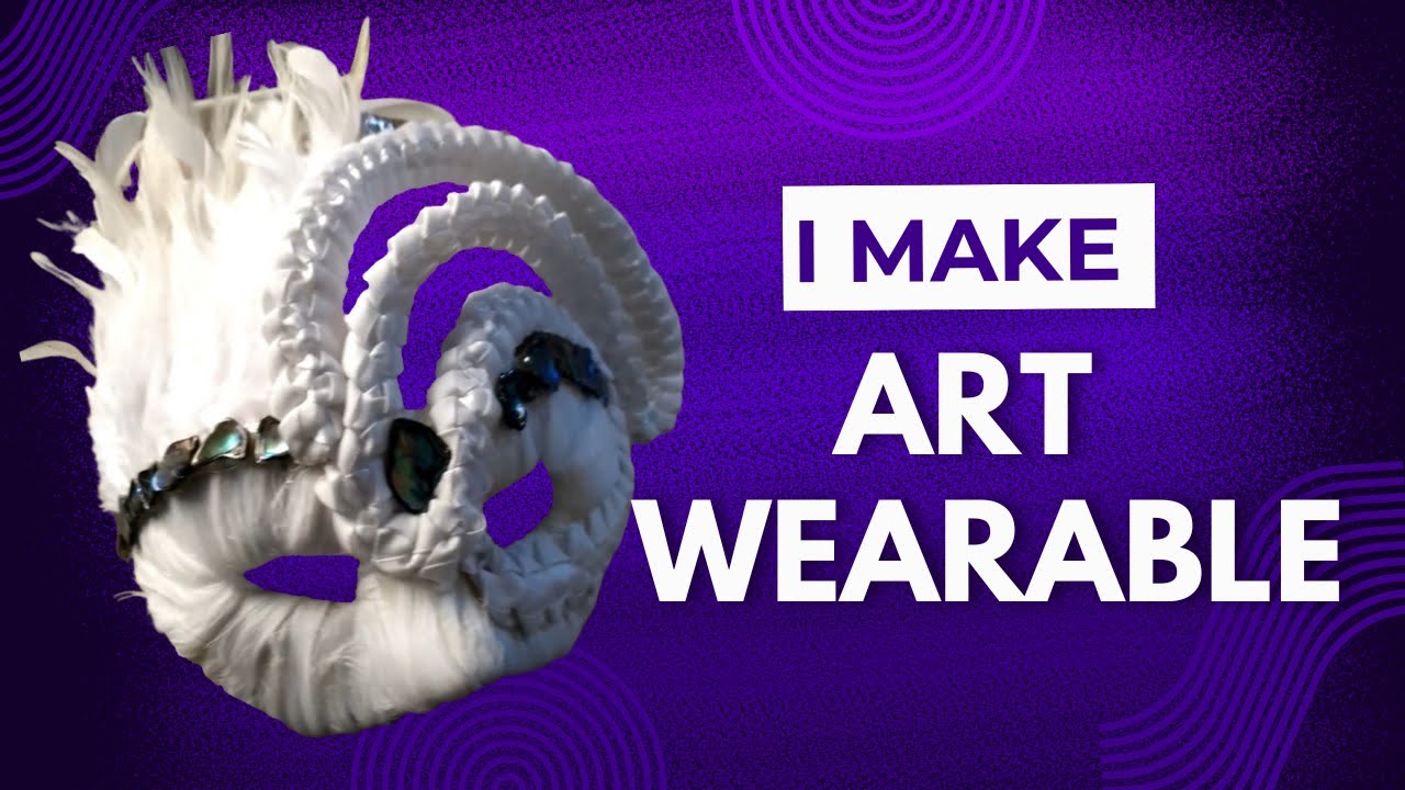 "Creating Elegance: My Stunning White Masquerade Mask"