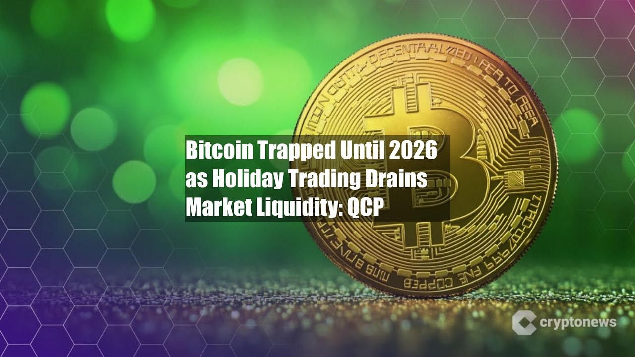 Биткоин застрял на рынке до 2026 года из-за обвала рынка в период праздников.