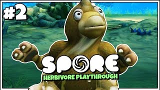 BIRTH OF BEAR DUCK | Spore  (Let's Play Spore Part 2)