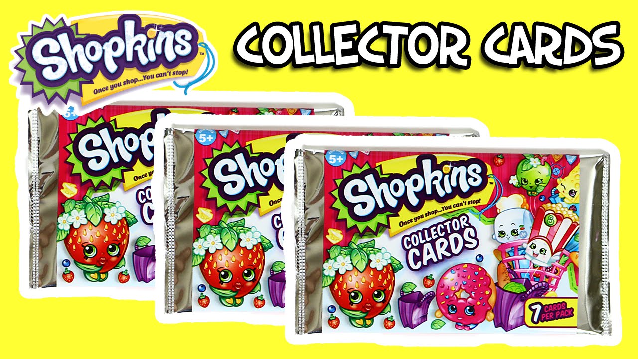 Shopkins Ep. 41 Shopkins Collector Cards Packs YouTube