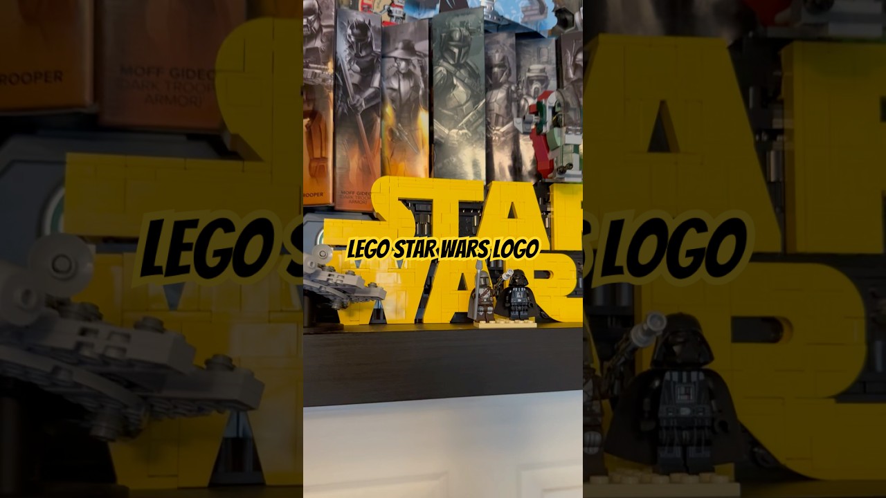 Lego Star Wars logo build display idea. 