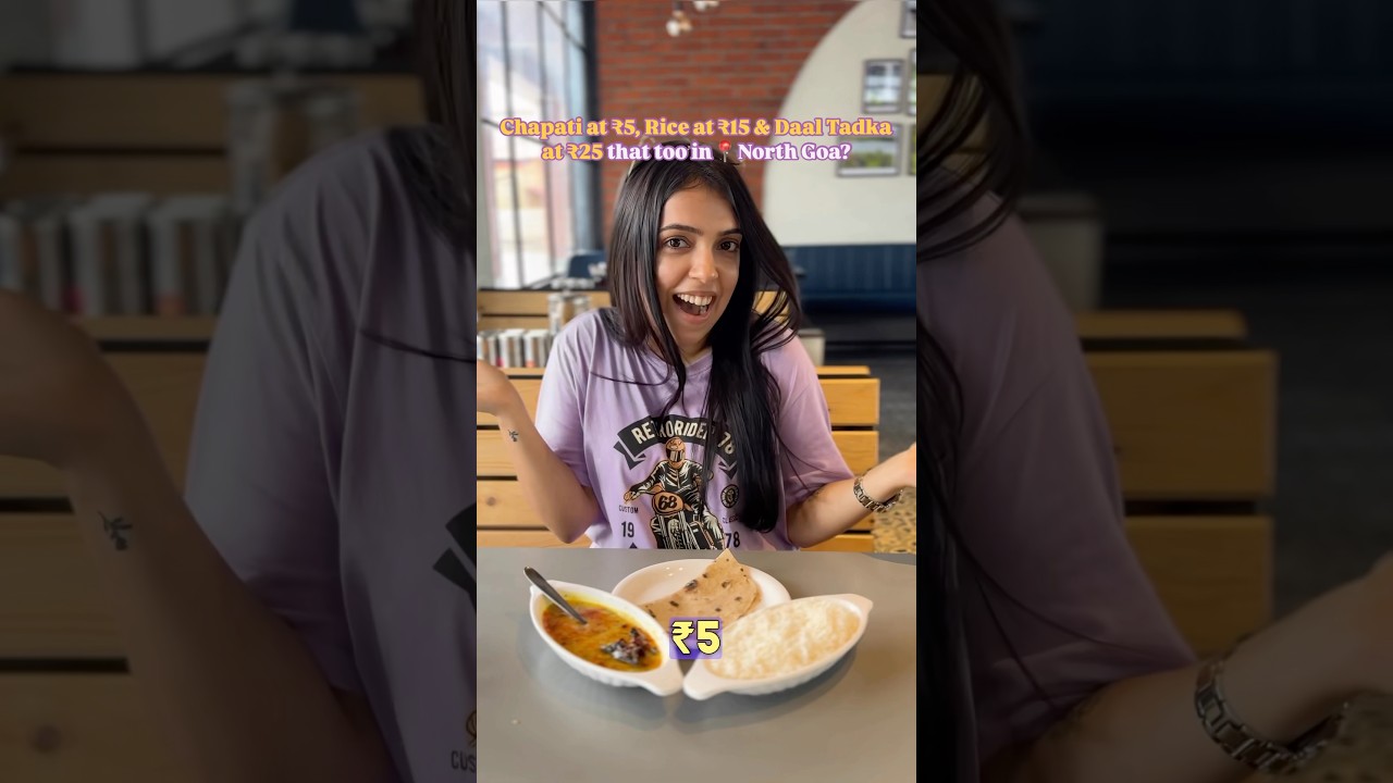 Chapati ₹5, Rice ₹15 & Daal Tadka ₹25 at📍Thivim Station