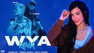 Reacción a WYA REMIX BLUE🔵 |  J ABDIEL x IZAAK x HADES 66 x CORINA SMITH x MIKY WOODZ👺