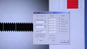 Measure Line Training Video - Thread Measurement