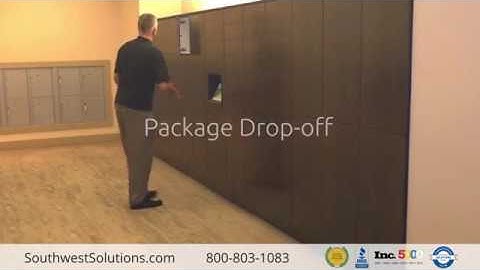 Package Drop-Off & Pickup Smart Delivery Parcel Lockers