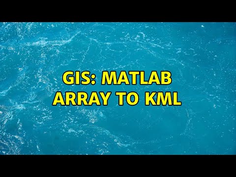 GIS: Matlab array