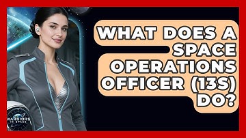 What Does A Space Operations Officer (13S) Do? - Warriors In Space