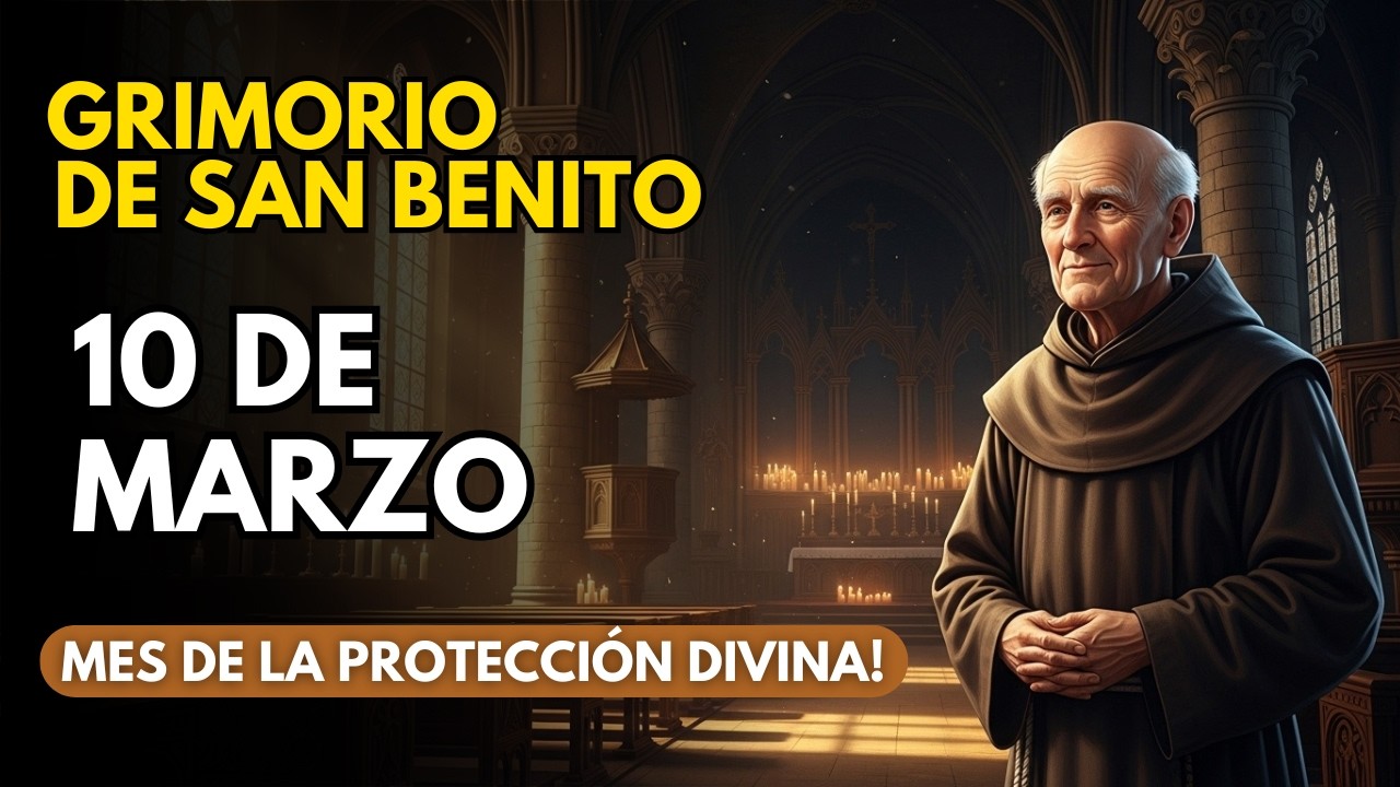 Escucha esta oración y siente la PROTECCIÓN DE SAN BENITO en tu vida