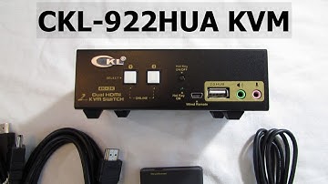 KVM Switch CKL 922HUA Unboxing and Demo