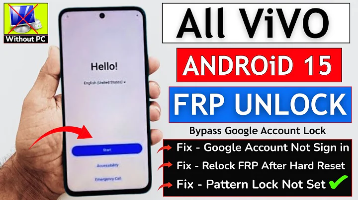 All Vivo Android 15 Google Account FRP Bypass Without PC - Fix Screen Lock Was Already Changed