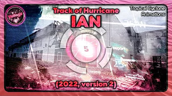 Track of Hurricane Ian (2022, version 2)