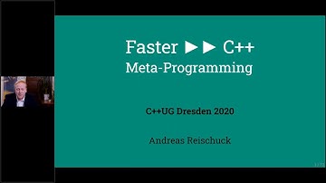 Andreas Reischuck "Faster ►► C++ Meta-Programming"
