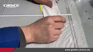 CHOICE GC-T13090-LS2  CNC template sewing machine with laser cutting