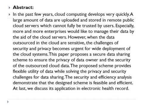 Anonymous Data Sharing Scheme in Public Cloud and Its Application in E-health Record.