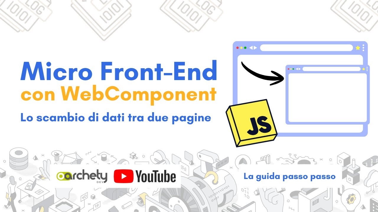 MICRO FrontEnd - 7/15 - WebComponents: Properties, attributi ed eventi nei Web Components