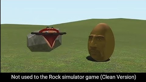 Not used the Rock simulator game (SMG4 Clean edit Version)