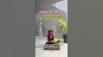 Nước ép củ dền + cà rốt & dưa chuột dành cho chị em #nuocep #foodblogger #food