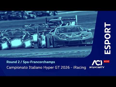 ! Campionato Italiano ACI Esport Hyper GT Theway 2026 iRacing – Round 2 Spa