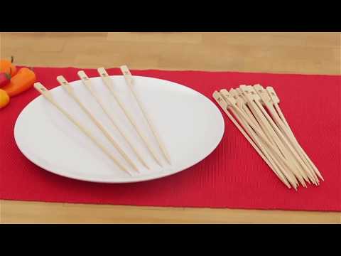 Набор шампуров из бамбука