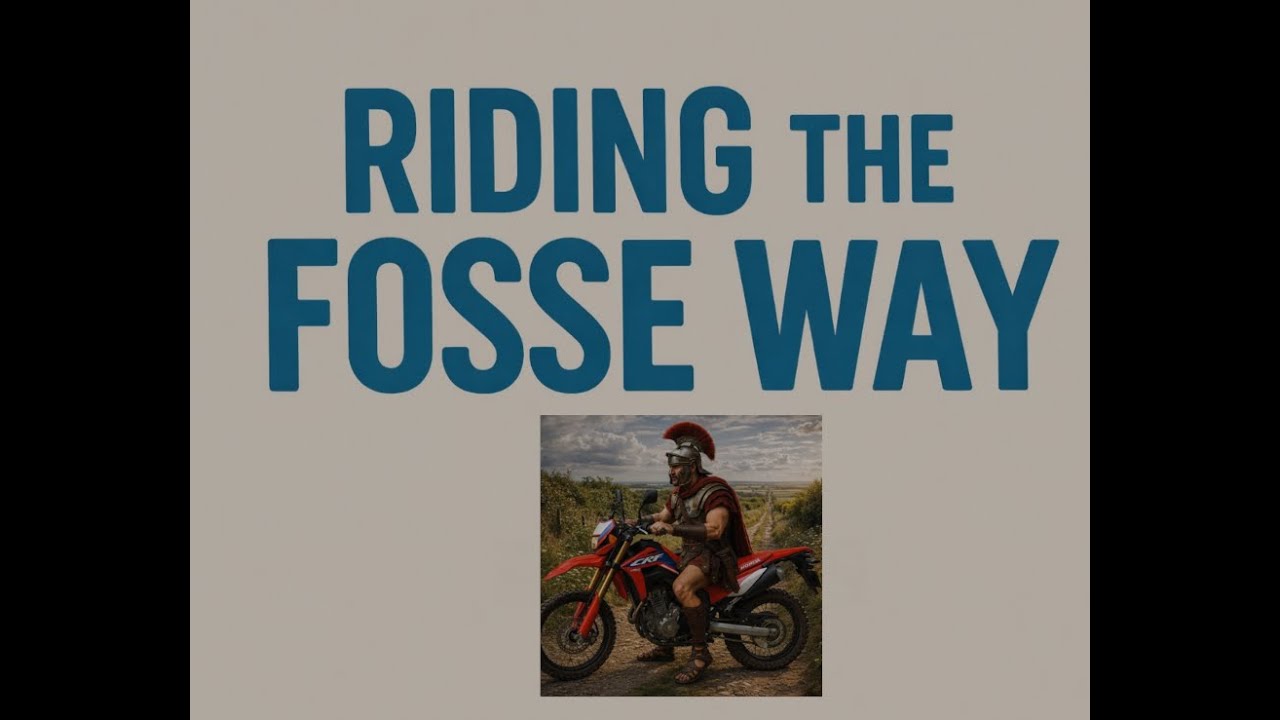 Honda CRF 300 L trail ride along the ancient Fosse Way