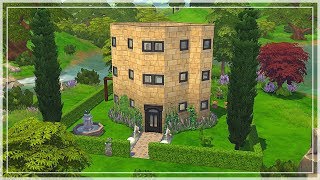 Tiny Modern Castle || The Sims 4 Speed Build