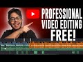 My new  free youtube editing software  davinci resolve 16 macwindows