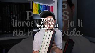 📚 OS PIORES LIVROS QUE JÁ LI EM TODA MINHA VIDA 📚 #booktube #literatura #livros #books #bookshelf