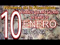 10 NÚMEROS QUE MÁS SALEN EN EL MES DE ENERO DEL 2022 💰💰números de la suerte 🍀💰