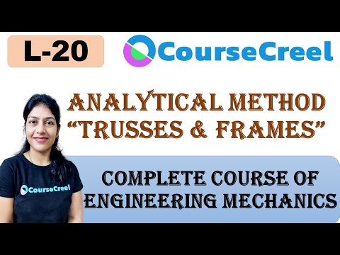 ENGINEERING MECHANICS : ANALYTICAL METHODS TO SOLVE TRUSSES AND FRAMES NUMERICAL