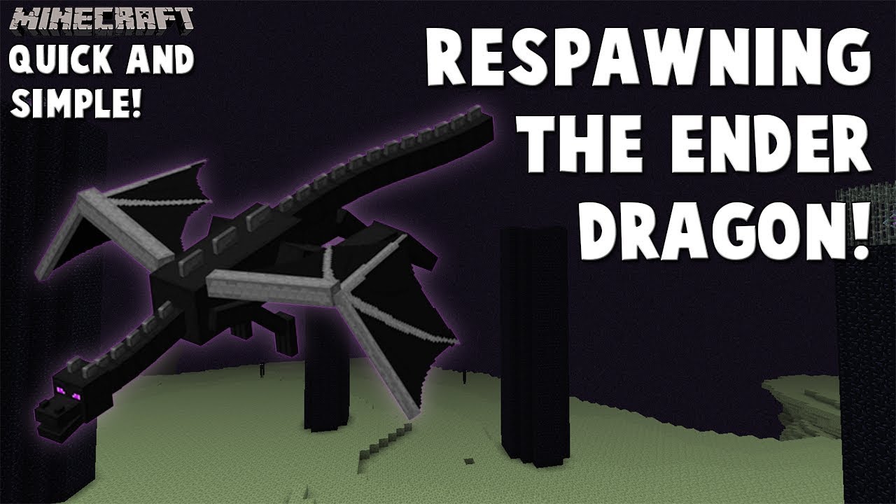Quick and Simple How to Respawn the Ender Dragon (Minecraft) YouTube