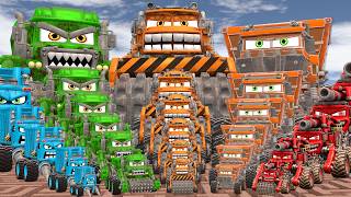 All Size Small To Large Construction Shredder Monster Truck Spider Man Car Eater Amy in Maze EP 13 screenshot 1