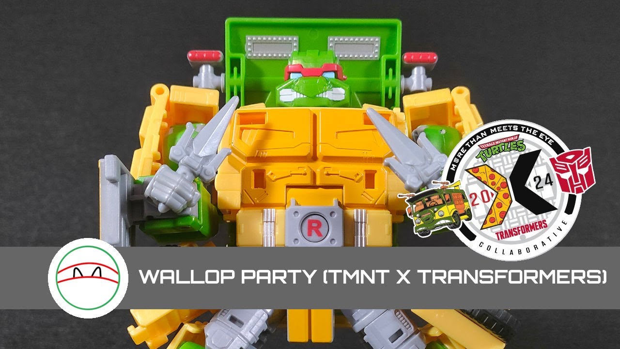 Party Wallop TMNT X Transformers [REVIEW] - YouTube