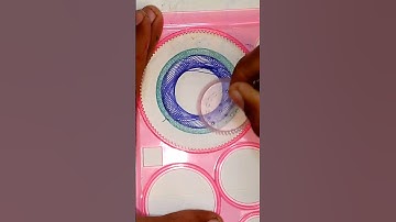 Spirograph circle asmr #satisfyingvideo #asmrsounds #relaxing #spirograph