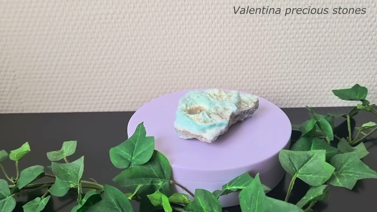 Caribbean blue Calciet ruw #1