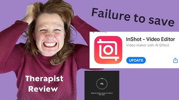 InShot App video failed to save error message. Tips from a non-tech. #inshotediting #inshot