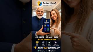 Modi ji Joined PotentialG... अब आपकी बारी #csirnetphysics #modi #ytshorts #physics