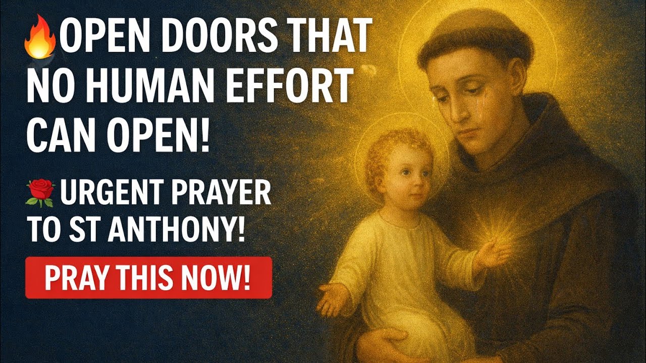 2026 OPEN DOOR PRAYER TO ST. ANTHONY, URGENT INTERVENTION 