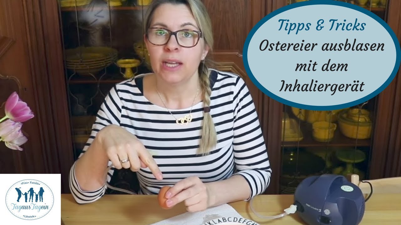 Anleitung & Trick zum schnellen Eier ausblasen - Lifehack -