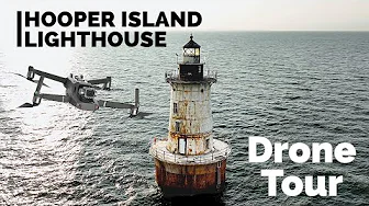 We flew a drone out to the Lighthouse!