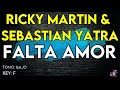 Sebastian Yatra Ricky Martin Falta Amor Karaoke Instrumental Tono Bajo mp3