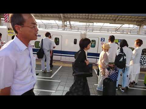 2018年7月20日のぞみ108号到着から発車まで