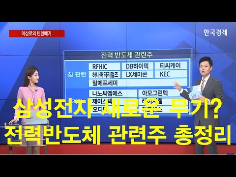   SK하이닉스 삼성전자의 새로운 투자모멘텀 LX세미콘 DB하이텍 KEC SIC GaN 전력반도체관련주 총정리 한국경제TV 이상로의 텐텐배거 주식시장 특징 추천주