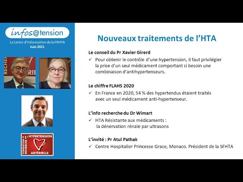 Nouveaux traitements de l'HTA