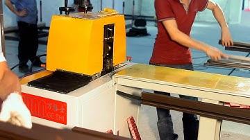 three steps for thermal break assembly machine