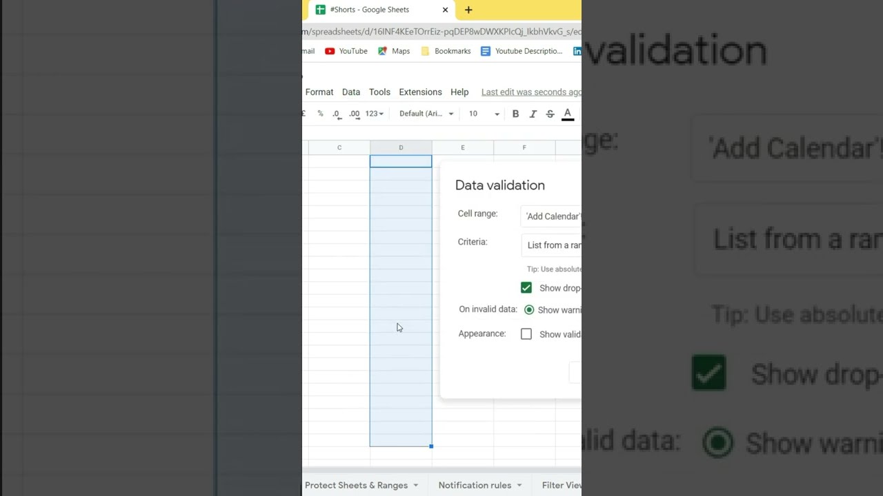 How To Add Calendar In Google Sheets Add A Pop Up Calendar Date How To Add Calendar In Google Sheets Add A Pop Up Calendar Date
