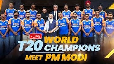 PM Modi's interaction with World T20 Champions Indian Cricket Team