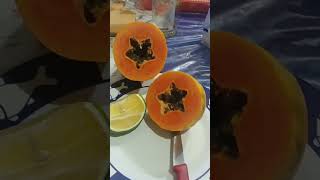 pepaya dan lemon #semarang #food #wisata #kuliner #buah #vitamin #gizi #makanan