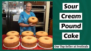 SOUR CREAM POUND CAKE, OUR #1 SELLER AT FESTIVALS, INSPIRATIONAL GOLDEN THOUGHT, GOD'S AMAZING GRACE